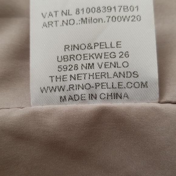 Rino & Pelle Milon Long Wood Blend Coat trench double folded collar 38 - Picture 9 of 11